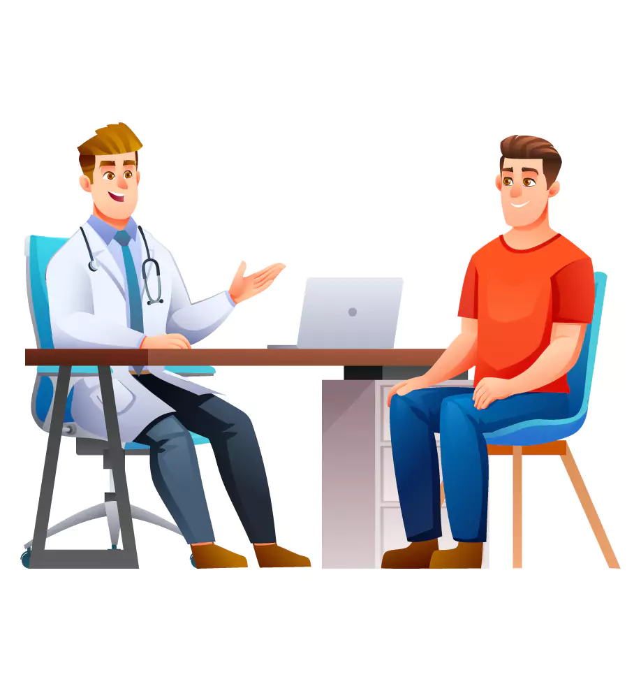 Family health insurance illustration