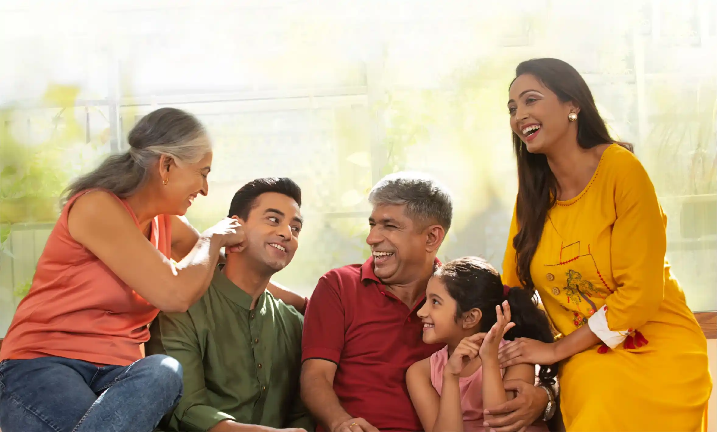 Family with Piggy Bank