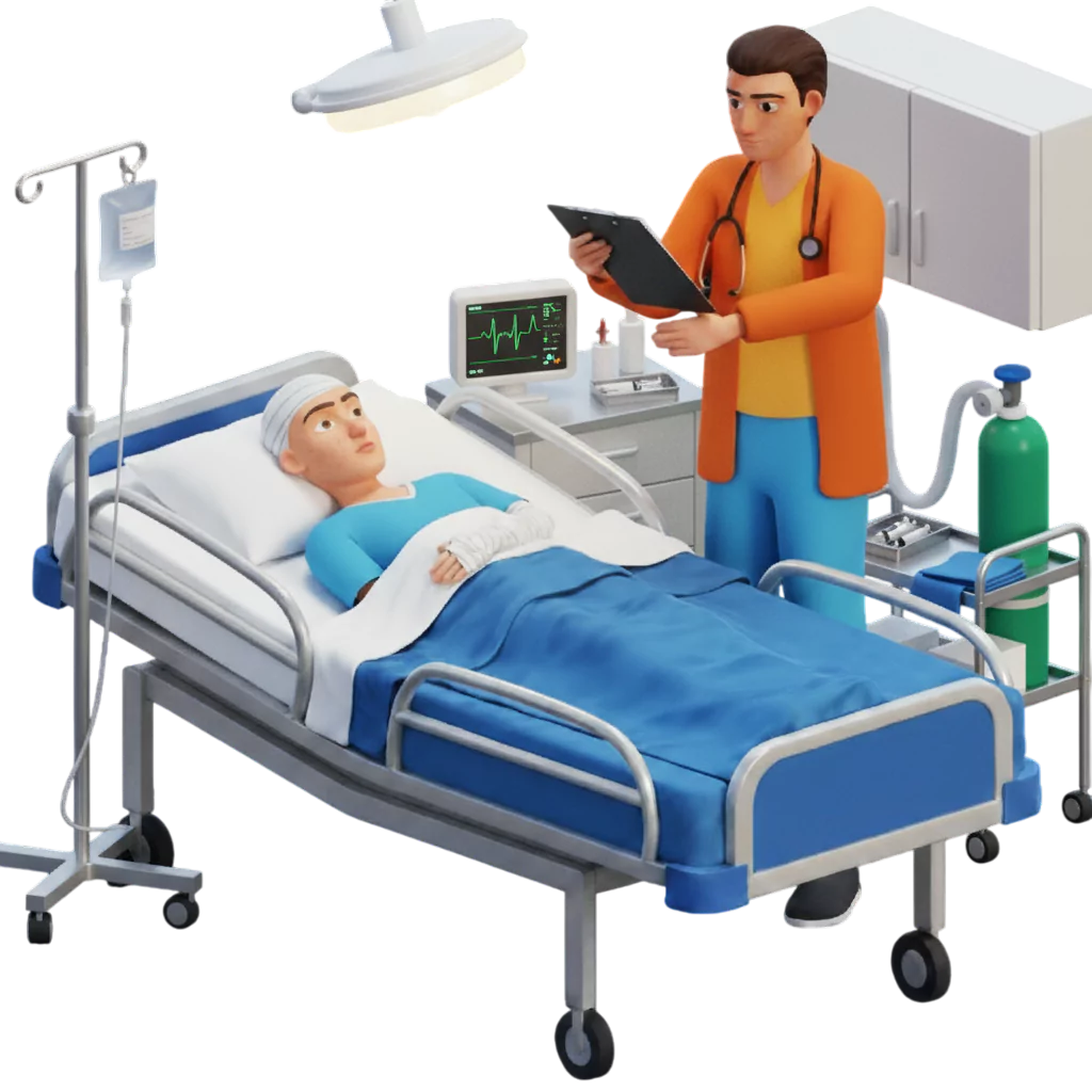 Family health insurance illustration